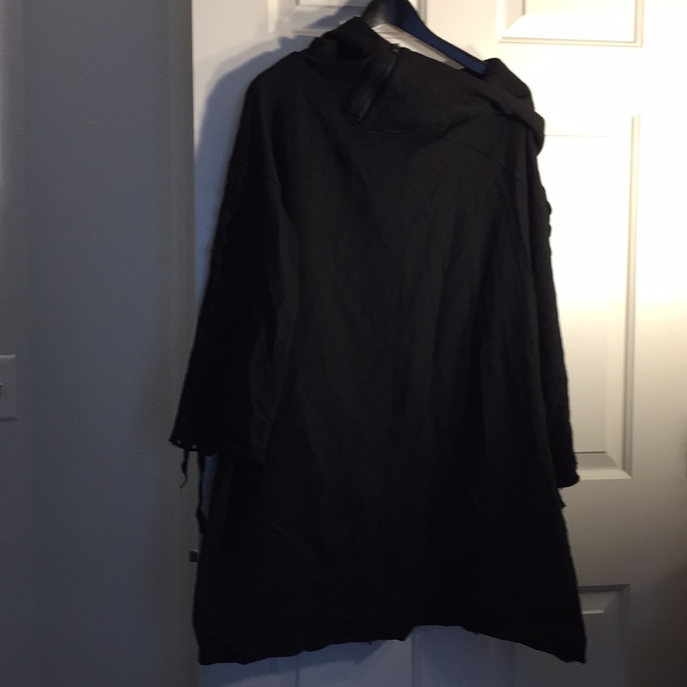 Punk Rave fleece hooded tunic. Size S/M.